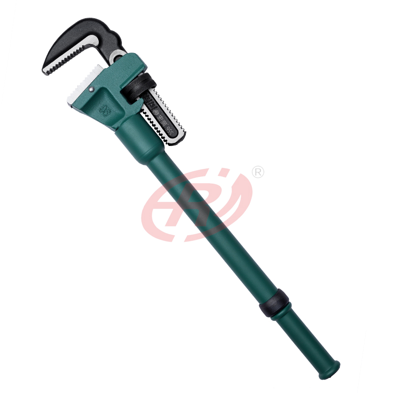 Retractable heavy-duty pipe wrench 95D